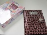 Carteira com sombras e blush